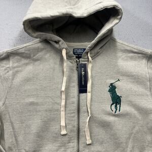 Polo Ralph Lauren Green Big Pony Zip Hoodie 2XL NWT Full Zip